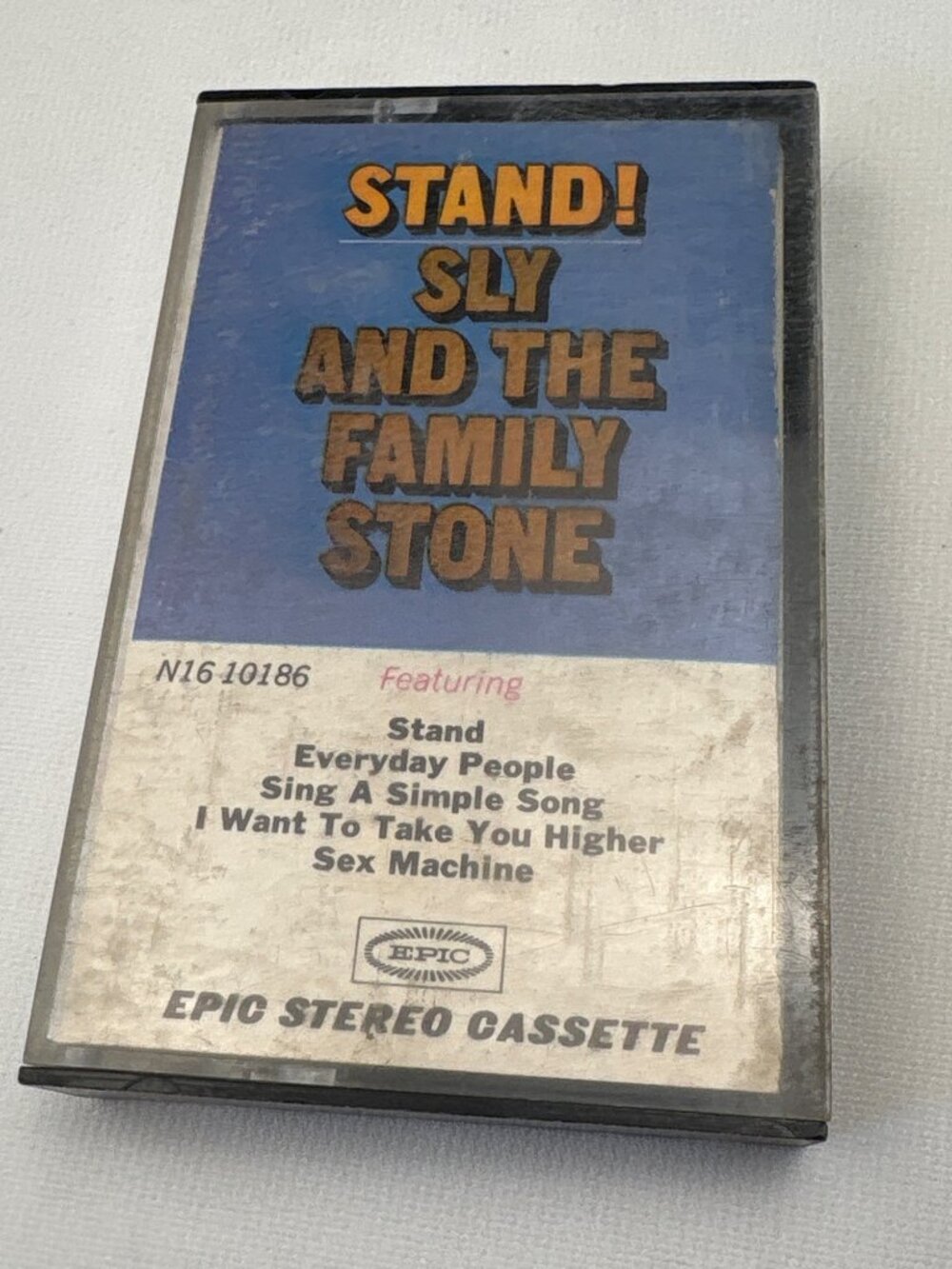 Sly & The Family Stone Stand! Epic Stereo Cassette Classic Hits Album  N16-10186